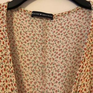 brandy melville wrap dress